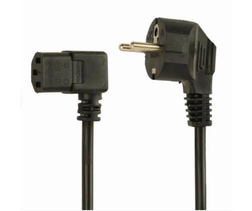 CABLE POWER ANGLED C13 1.8M/PC-186A-075-1.8M GEMBIRD