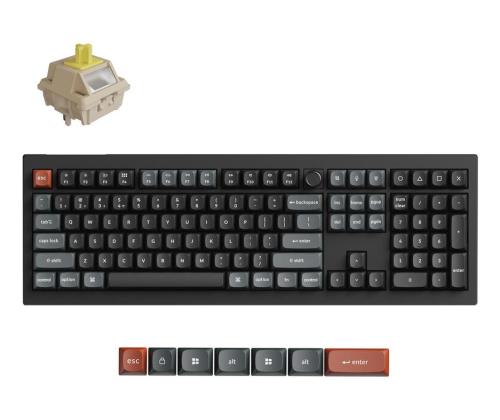 KEYBOARD WRL V6 ULTRA/BLACK V6U-D4 KEYCHRON