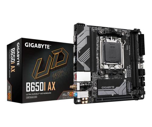 Mainboard GIGABYTE AMD B650 Socket AM5 mini ITX RAM DDR5-SDRAM 2xSlots Wi-Fi Yes Bluetooth Yes…