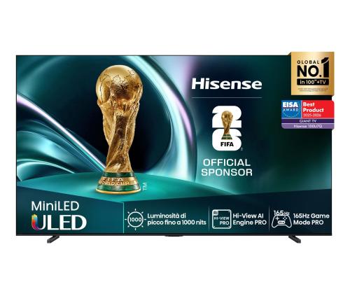 TV Set HISENSE 100 " 4K Ultra HD 3840 x 2160 pixels Flat 16:9 ULED 100U7Q