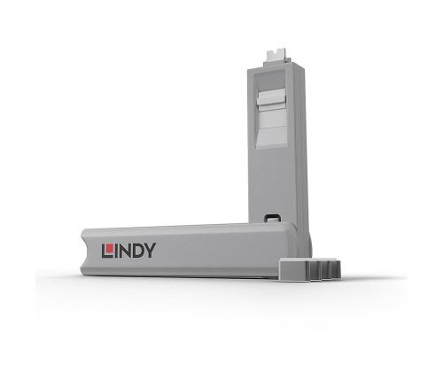 USB PORT TYPE-C BLOCKER 4PACK/WHITE 40427 LINDY