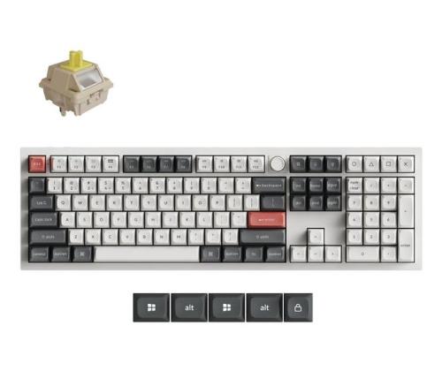 KEYBOARD WRL Q6 ULTRA/WHITE Q6U-P4 KEYCHRON
