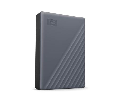 External HDD WESTERN DIGITAL My Passport WDBRMD0050BGY-WESN 5TB USB-C Colour Grey WDBRMD0050BGY-WESN