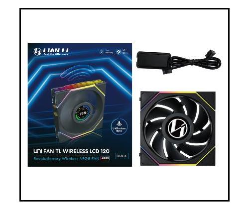 CASE FAN 120MM WRL/G99.12TLLCD1W1B.00 LIAN LI