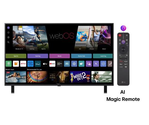 TV Set LG 86" 4K/Smart 3840x2160 Wireless LAN Bluetooth webOS Black 86QNED85A3C