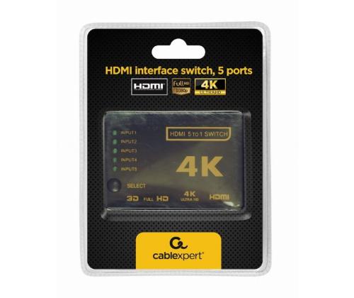 I/O SWITCH HDMI 5P/DSW-HDMI-53 GEMBIRD
