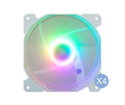 Case MONTECH AIR 100 ARGB MidiTower Not included MicroATX MiniITX Colour White AIR100ARGB(W)