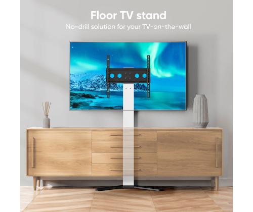 TV SET ACC FLOOR STAND /26-65"/WHITE TS1140-W ONKRON
