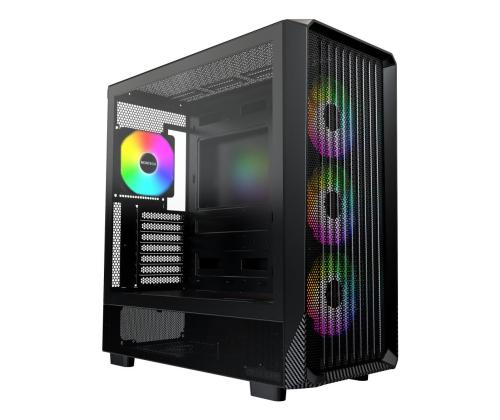 Case MONTECH X5 MidiTower Case product features Transparent panel Not included Colour Black X5(B)