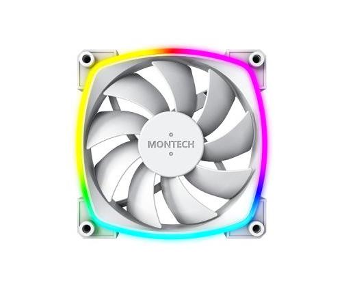 CASE FAN 120MM/AX120 PWM WHITE 3 IN 1 MONTECH