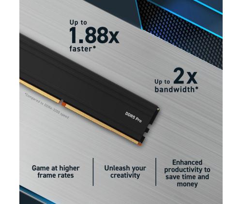 MEMORY DIMM PRO 32GB DDR5-5600/CP32G56C46U5 CRUCIAL