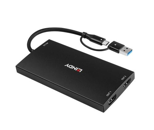 I/O CONVERTER USB-C/A TO HDMI/43430 LINDY