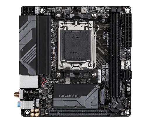 Mainboard GIGABYTE AMD B650 Socket AM5 mini ITX RAM DDR5-SDRAM 2xSlots Wi-Fi Yes Bluetooth Yes…