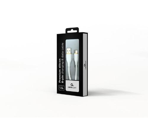 CABLE LIGHTNING TO USB2 1.5M/CC-USB2S-AM8PM-1.5M-W GEMBIRD