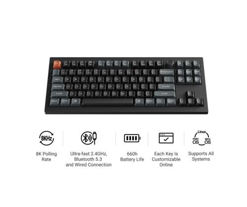 KEYBOARD WRL V3 ULTRA/BLACK V3U-D1 KEYCHRON