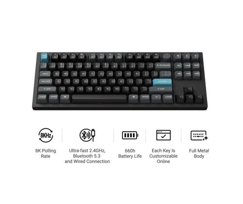 KEYBOARD WRL Q3 ULTRA/BLACK Q3U-M3 KEYCHRON