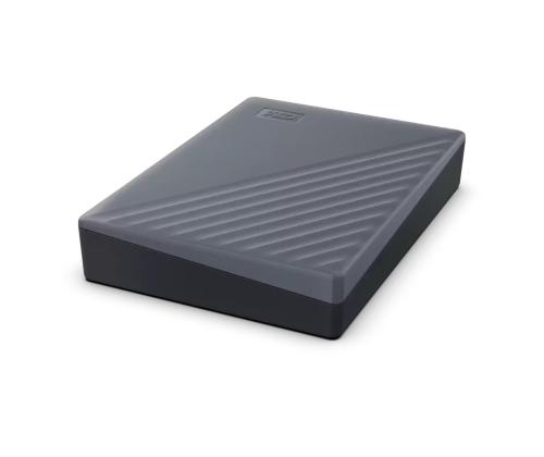 External HDD WESTERN DIGITAL My Passport WDBRMD0050BGY-WESN 5TB USB-C Colour Grey WDBRMD0050BGY-WESN