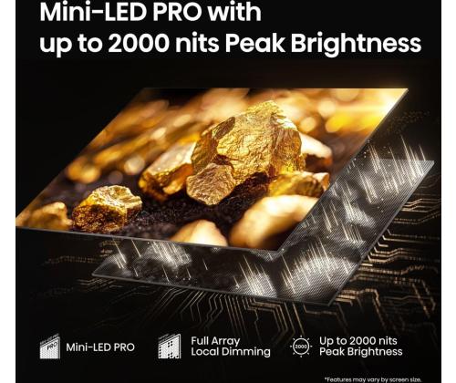 TV Set HISENSE 100 " 4K Ultra HD 3840 x 2160 pixels Flat 16:9 ULED 100U7QPRO