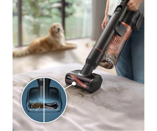 Vacuum Cleaner PHILIPS Dry&wet 2-in-1 stick vacuum Blue Bagless Battery  1.7 kg XC7163/01
