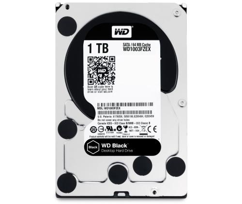 HDD WESTERN DIGITAL Black 1TB SATA 3.0 64 MB 7200 rpm 3,5" WD1003FZEX