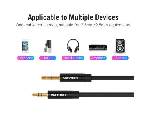CABLE AUDIO 3.5MM TO 2.5MM/2M BALBH VENTION