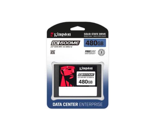 SSD KINGSTON 480 GB Serial ATA III 876xTBW rating MTBF 2000000 h Read speed 560 MB/s Write speed…