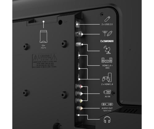 TV Set THOMSON 43 " 4K Ultra HD 1920 x 1080 pixels Flat 16:9 LED 43FD2S13