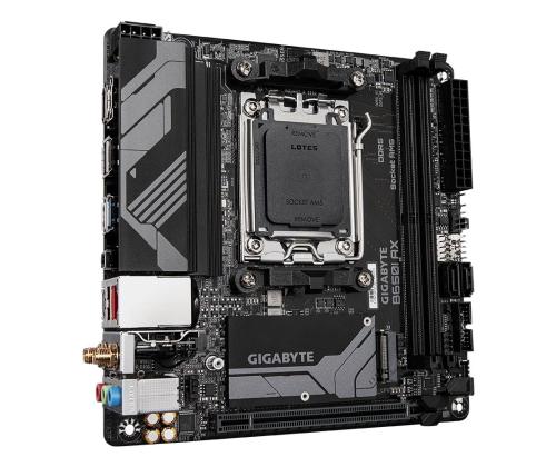 Mainboard GIGABYTE AMD B650 Socket AM5 mini ITX RAM DDR5-SDRAM 2xSlots Wi-Fi Yes Bluetooth Yes…