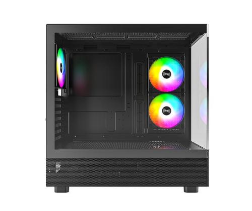 Case MONTECH XR MidiTower Not included ATX MicroATX MiniITX Colour Black XR(B)