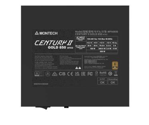 Power Supply MONTECH CENTURY II ATX 850 W CENTURYII850