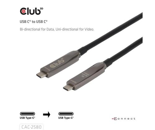 CABLE USB-C 15M/M/M CAC-2580 CLUB3D