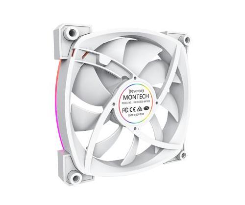 CASE FAN 140MM/RX140 PWM WHITE MONTECH