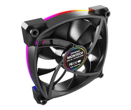 CASE FAN 120MM/RX120 PWM BLACK MONTECH