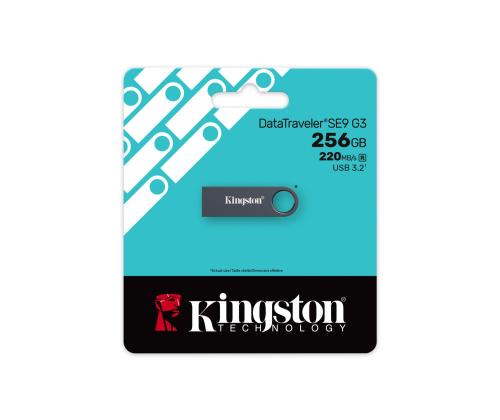 MEMORY DRIVE FLASH USB3.2 256G/SE9 G3 KE-U2X256-1AC KINGSTON