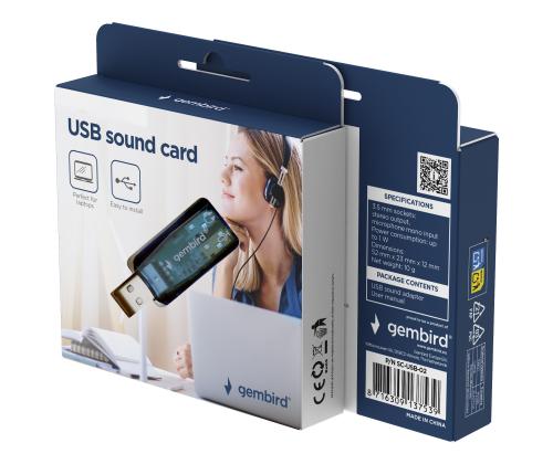 SOUND CARD USB EXT. VIRTUS/SC-USB-02 GEMBIRD