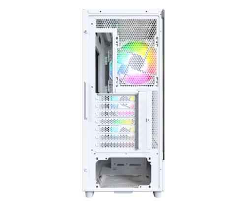 Case MONTECH X5 MidiTower Case product features Transparent panel Not included Colour White X5(W)