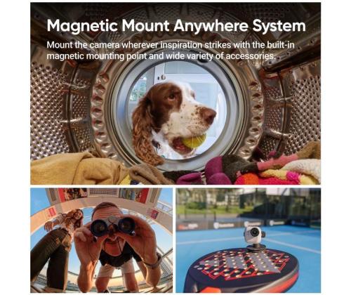 ACTION CAMERA GO ULTRA STAND./WHITE CINSABEA/WHITE INSTA360