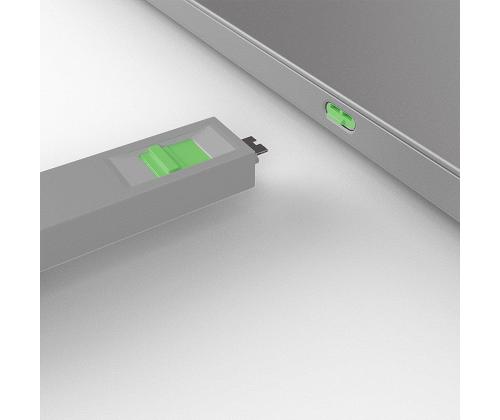 USB PORT TYPE-C BLOCKER 4PACK/GREEN 40426 LINDY