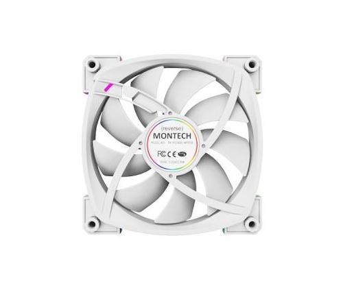 CASE FAN 120MM/RX120 PWM WHITE 3 IN 1 MONTECH