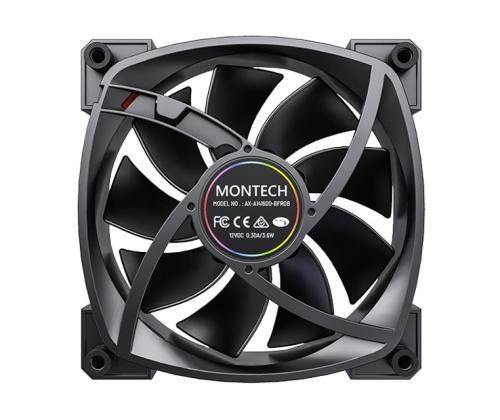 CASE FAN 140MM/RX140 PWM BLACK MONTECH