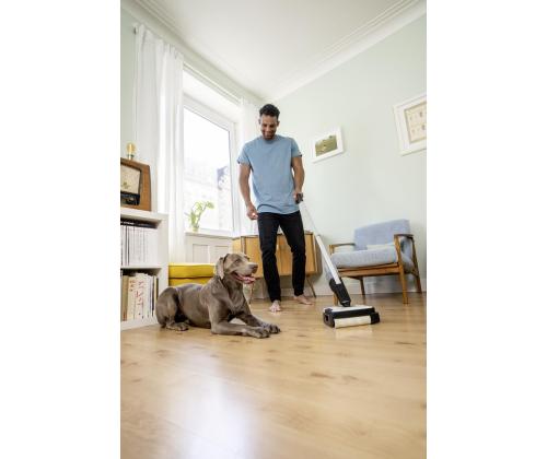 Vacuum Cleaner KARCHER dry&wet Electric broom Grey/White/Black Bagless Battery  2.3 kg 1.056-200.0