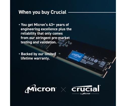 MEMORY DIMM 64GB DDR5-5600/KIT2 CT2K32G56C46U5 CRUCIAL