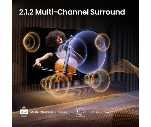 TV Set HISENSE 85 " 4K Ultra HD 3840 x 2160 pixels Flat 16:9 ULED 85U7QPRO