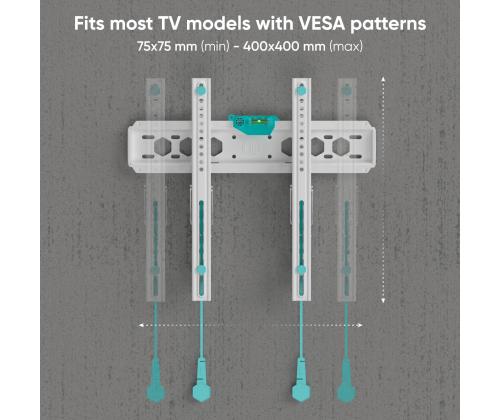 TV SET ACC WALL MOUNT /32-70"/WHITE TM5-W ONKRON