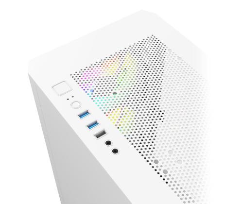 Case MONTECH AIR 100 ARGB MidiTower Not included MicroATX MiniITX Colour White AIR100ARGB(W)