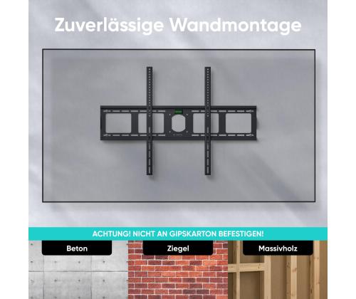 TV SET ACC WALL MOUNT/55-100"/BLACK UF4-B ONKRON