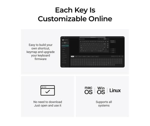 KEYBOARD WRL Q1 ULTRA/BLACK Q1U-M3 KEYCHRON