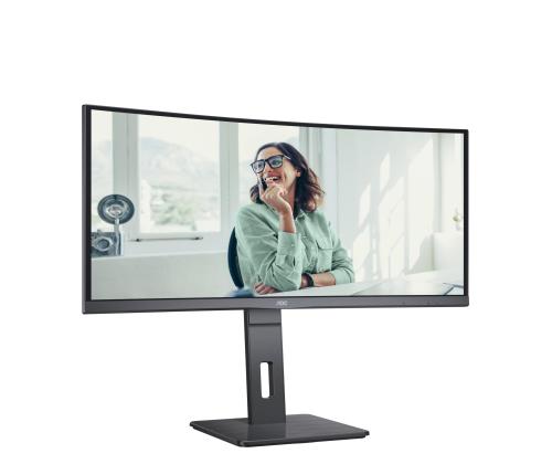 LCD Monitor AOC 34 " 3440 x 1440 pixels UltraWide Quad HD Native aspect ratio 21:9 LED Curved…