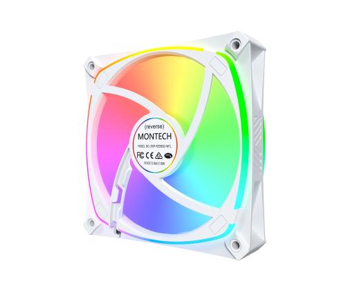 CASE FAN 120MM/RX120 PRO WHITE 3 IN 1 MONTECH