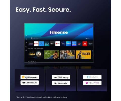 TV Set HISENSE 85 " 4K Ultra HD 3840 x 2160 pixels Flat 16:9 ULED 85U7QPRO